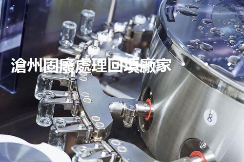 滄州固廢處理回填廠家，靠譜不？快來瞧瞧！